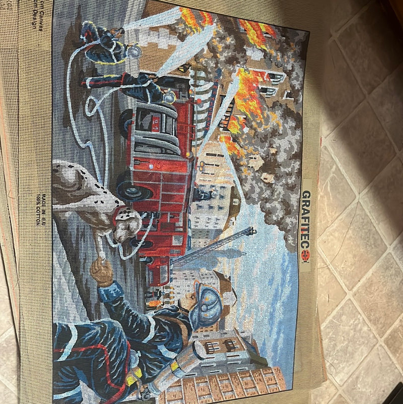 Firemans Friends Tapestry
