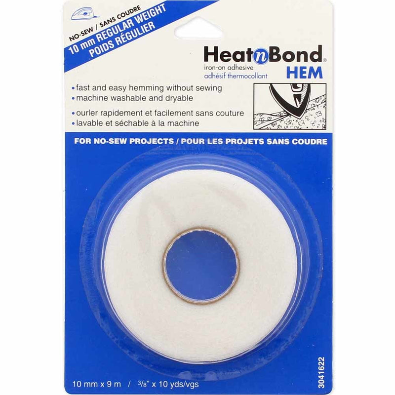 HEATNBOND Hem Fuser Tape - Regular Weight - 10mm x 9m (3/8'' x 10yds)