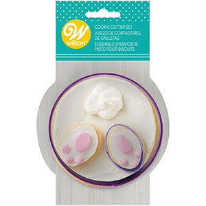 Bunny Bottom & Feet 2 Piece Cutter Set