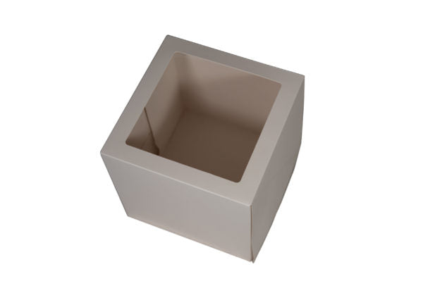 8” windowed cake box