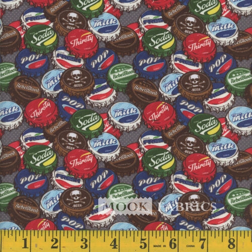 100% Cotton 45" Novelty Bottle Caps