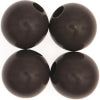 Macrame Beads Grey, Round 35mm