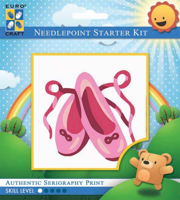 Learn to Needlepoint - Ballet Shoes