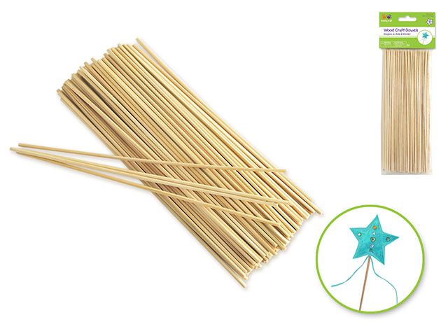 Wood Craft Dowels 0.1in x 8in