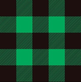 Green Buffalo Plaid - Pattern Vinyl Siser HTV 12'' x 12''