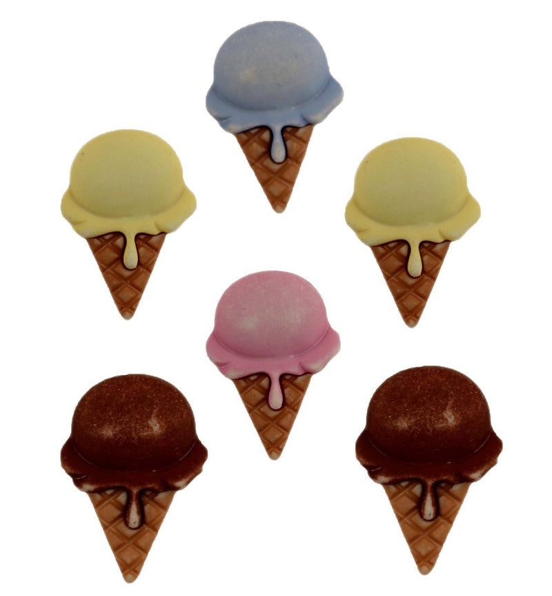 Buttons Galore -  Ice Cream Cones