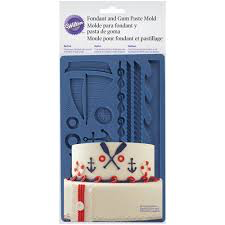 Fondant and Gum Paste Mold - Nautical