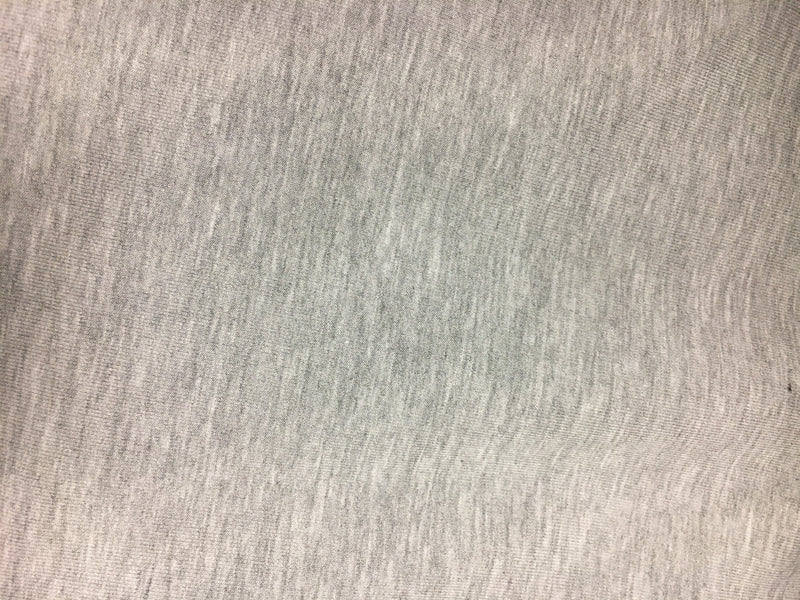 Bamboo Cotton Stretch French Terry - Grey Mix