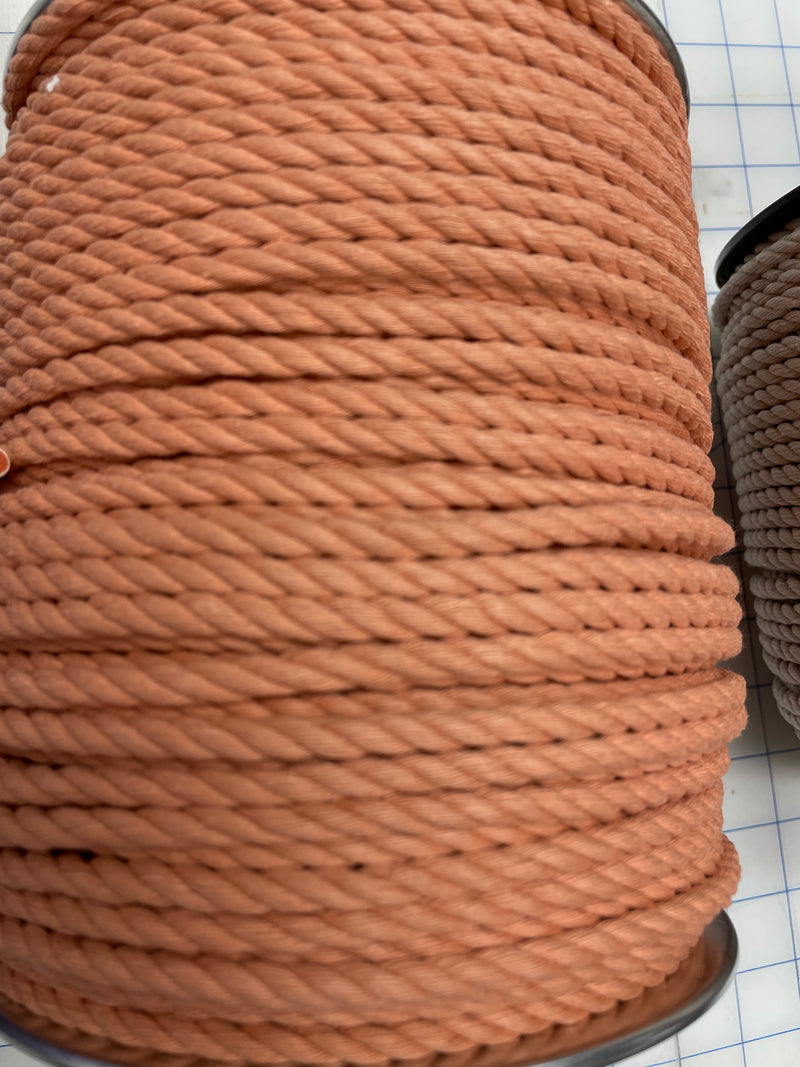 100% Cotton Macrame Cord 5mm Iced Coffee
