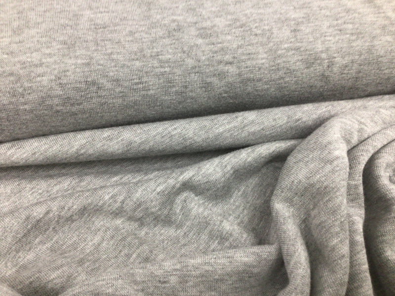 Bamboo Cotton Stretch 1x1 Rib - Grey Mix