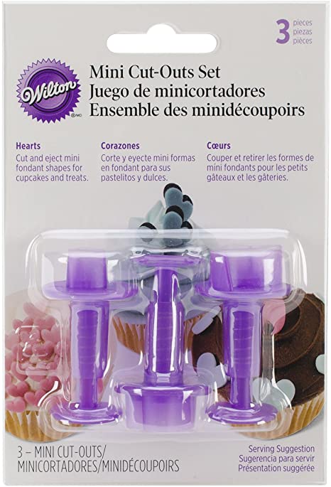 Mini Cut-Outs Set 3pc - Hearts