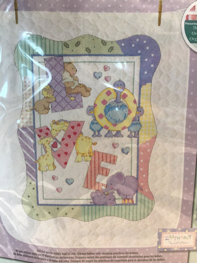 43''X34'' Zoo Alphabet Quilt - Dimensions Counted Cross Stitch