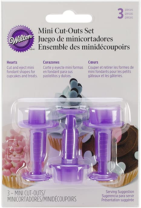 Mini Cut-Outs Set 3pc - Hearts