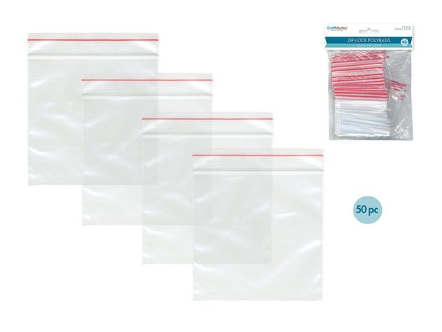 Ziplock Storage Bags 3''x4'' 50pcs/pk
