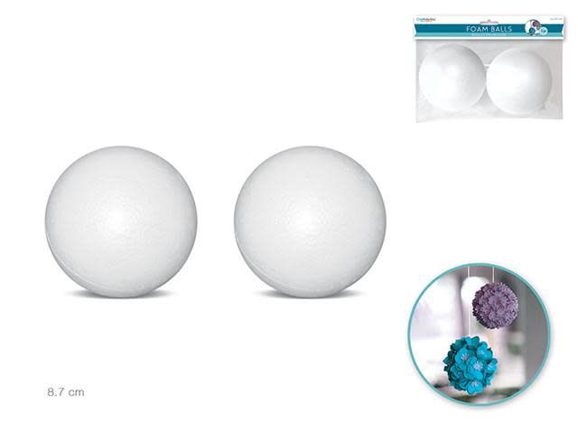 Polyfoam Ball: 3 1/2'' 2/pk