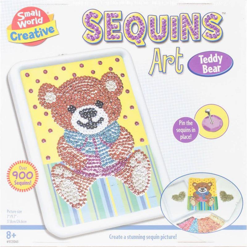 Sequins Art Teddy Bear