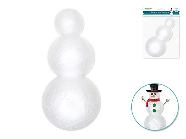 Polyfoam Snowman: 7''
