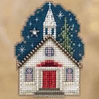 Mill Hill winter holiday collection- Sunday Night 2.25"W x 3"H